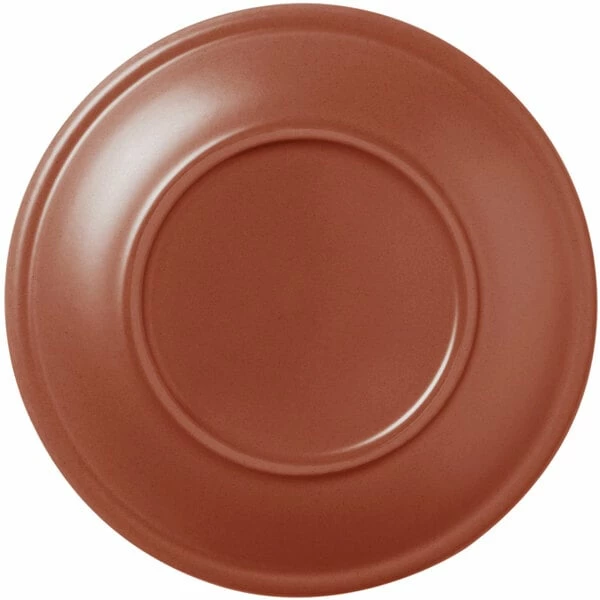 World Tableware DRI-14-C Driftstone 6" Clay Satin Matte Porcelain Saucer - 24/Case 2 World Tableware DRI-14-C Driftstone 6" Clay Satin Matte Porcelain Saucer - 24/Case - Image 2