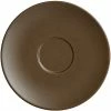 RAK Porcelain GNCLSA02CO Genesis Mat 6 11/16" Cocoa Porcelain Saucer - 12/Case