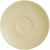 RAK Porcelain GNCLSA02AL Genesis Mat 6 11/16" Silky Almond Porcelain Saucer - 12/Case