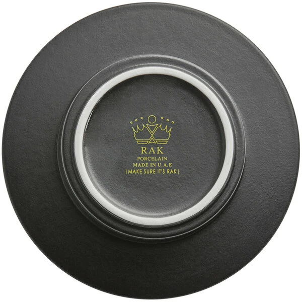 RAK Porcelain FRNOSA1RD Fire 3 15/16" Red Porcelain Saucer - 12/Case 2 RAK Porcelain FRNOSA1RD Fire 3 15/16" Red Porcelain Saucer - 12/Case - Image 2