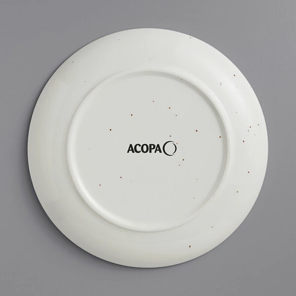 Acopa Keystone 8 1/2" Vanilla Bean Stoneware Coupe Plate - 24/Case 3 Acopa Keystone 8 1/2" Vanilla Bean Stoneware Coupe Plate - 24/Case - Image 3