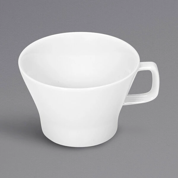 Bauscher By BauscherHepp 445222 Solutions 7 Oz. Bright White Low Cup With Handle - 12/Case 1 Bauscher By BauscherHepp 445222 Solutions 7 Oz. Bright White Low Cup With Handle - 12/Case