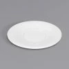Bauscher By BauscherHepp 436917 Avantgarde 6 11/16" Bright White Round Porcelain Saucer - 12/Case