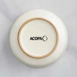 Acopa Swell 11 Oz. Ivory (American White) Embossed Stoneware Cereal Bowl - 36/Case -Rak Porcelain shop 2164051