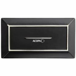 Acopa 13" X 7 1/4" Matte Black Rectangular Stoneware Platter - 12/Case 7 Acopa 13" X 7 1/4" Matte Black Rectangular Stoneware Platter - 12/Case -Rak Porcelain shop 2168539