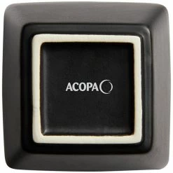 Acopa 6 Oz. Matte Black Square Stoneware Bouillon Cup - 36/Case -Rak Porcelain shop 2168556