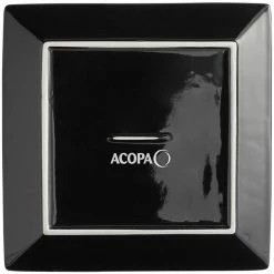 Acopa 9 1/4" Glossy Black Square Stoneware Plate - 3/Pack 8 Acopa 9 1/4" Glossy Black Square Stoneware Plate - 3/Pack -Rak Porcelain shop 2177904