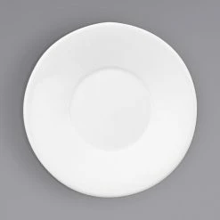 Fortessa Tableware Solutions Fortessa 6200.F0000.17 Ilona 6 1/2" Bright White China Saucer - 48/Case