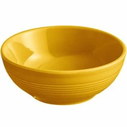 Acopa Capri 13 Oz. Mango Orange Stoneware Nappie Bowl - 24/Case 6 Acopa Capri 13 Oz. Mango Orange Stoneware Nappie Bowl - 24/Case -Rak Porcelain shop 2207789