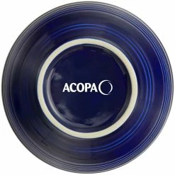 Acopa Capri 13 Oz. Deep Sea Cobalt Stoneware Nappie Bowl - 12/Pack -Rak Porcelain shop 2207848