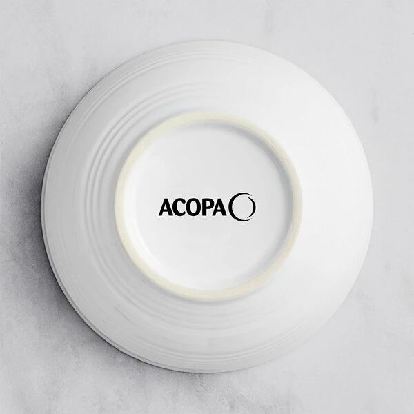 Acopa Capri 13 Oz. Coconut White Stoneware Nappie Bowl - 24/Case 3 Acopa Capri 13 Oz. Coconut White Stoneware Nappie Bowl - 24/Case - Image 3