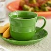 Acopa Capri 8 Oz. Palm Green Stoneware Cup - 36/Case