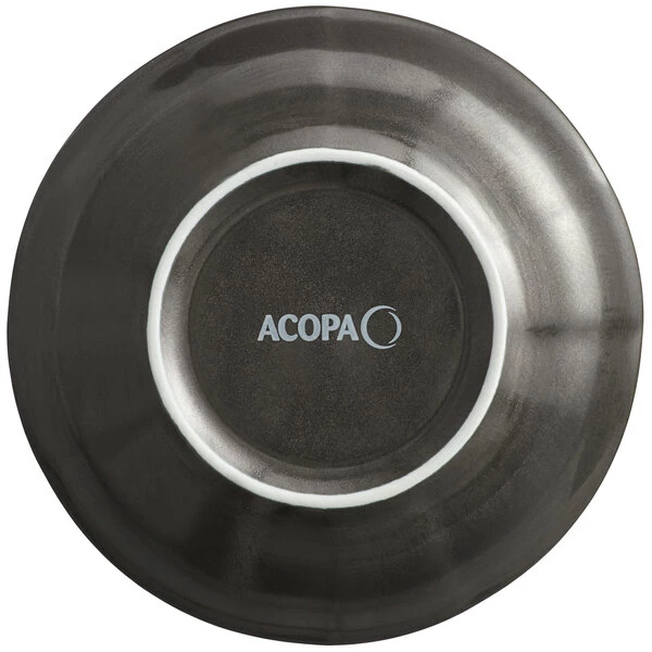 Sample - Acopa Condesa 5.5 Oz. Matte Finish Armor Gray Scalloped Porcelain Fruit Dish 3 Sample - Acopa Condesa 5.5 Oz. Matte Finish Armor Gray Scalloped Porcelain Fruit Dish - Image 3