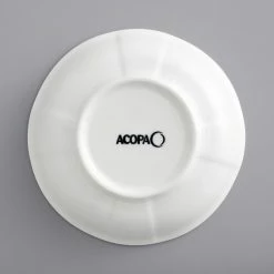 Sample - Acopa Condesa 5.5 Oz. Pearl White Scalloped Porcelain Fruit Dish -Rak Porcelain shop 2221621