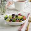 Sample - Acopa Condesa 5.5 Oz. Pearl White Scalloped Porcelain Fruit Dish