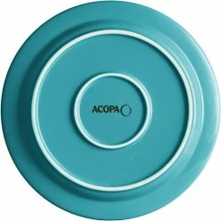 Sample - Acopa Capri 9" Caribbean Turquoise Stoneware Plate 7 Sample - Acopa Capri 9" Caribbean Turquoise Stoneware Plate -Rak Porcelain shop 2222367