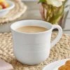 Acopa Capri 8 Oz. Coconut White Stoneware Cup - 12/Pack