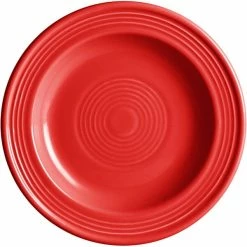 Acopa Capri 6 1/8" Passion Fruit Red Stoneware Plate - 24/Case -Rak Porcelain shop 2223311