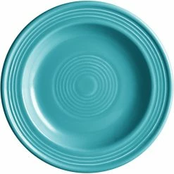 Acopa Capri 6 1/8" Caribbean Turquoise Stoneware Plate - 24/Case -Rak Porcelain shop 2223334