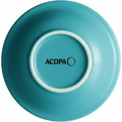 Acopa Capri 4.5 Oz. Caribbean Turquoise Stoneware Fruit Bowl / Monkey Dish - 48/Case -Rak Porcelain shop 2223341