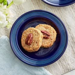 Acopa Capri 6 1/8" Deep Sea Cobalt Stoneware Plate - 12/Pack