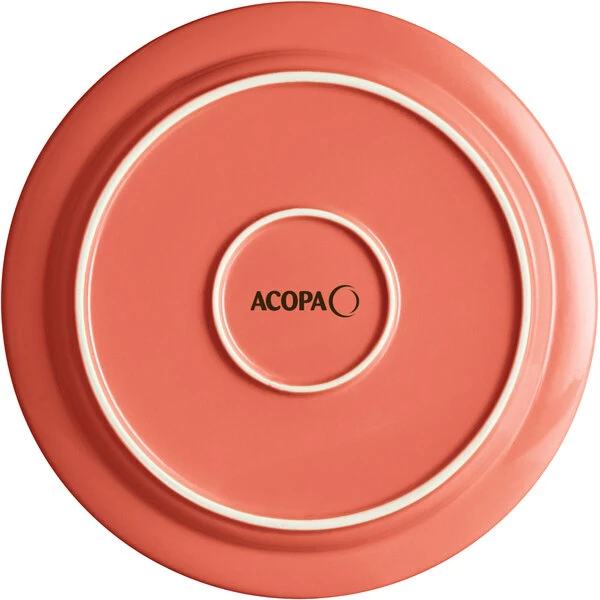 Sample - Acopa Capri 10" Coral Reef Stoneware Plate 3 Sample - Acopa Capri 10" Coral Reef Stoneware Plate - Image 3