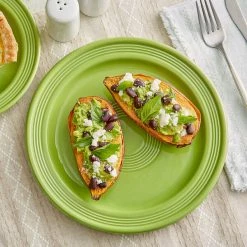 Sample - Acopa Capri 9" Bamboo Green Stoneware Plate