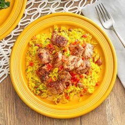 Sample - Acopa Capri 9" Mango Orange Stoneware Plate