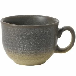Dudson Evo 10 Oz. Matte Granite Stoneware Cafe Au Lait Cup By Arc Cardinal - 36/Case