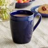 Acopa Capri 12 Oz. Deep Sea Cobalt Stoneware Mug - 24/Case