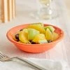 Acopa Capri 4.5 Oz. Valencia Orange Stoneware Fruit Bowl / Monkey Dish - 48/Case
