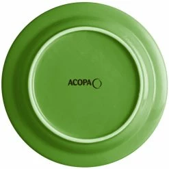 Acopa Capri 7" Palm Green Stoneware Plate - 24/Case -Rak Porcelain shop 2227776