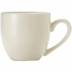 World Tableware Porcelana Cream 3.5 Oz. Cream White Porcelain Espresso Cup - 36/Case