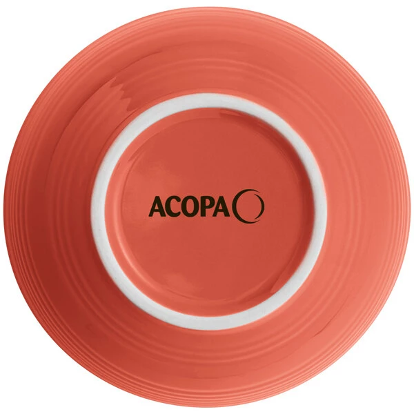 Acopa Capri 13 Oz. Coral Reef Stoneware Nappie Bowl - 12/Pack 3 Acopa Capri 13 Oz. Coral Reef Stoneware Nappie Bowl - 12/Pack - Image 3