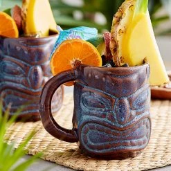 World Tableware 16 Oz. Brown Tiki Mug - 12/Case