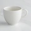RAK Porcelain Bouquet 6.8 Oz. Ivory Embossed Porcelain Cup - 12/Case