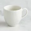 RAK Porcelain Blossom 3.1 Oz. Ivory Embossed Porcelain Espresso Cup - 12/Case