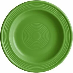 Acopa Capri 6 1/8" Palm Green Stoneware Plate - 12/Pack -Rak Porcelain shop 2274386