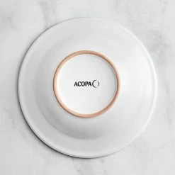 Acopa 10 Oz. Bright White Wide Rim Rolled Edge Rim Stoneware Soup And Pasta Bowl - 24/Case -Rak Porcelain shop 2281226