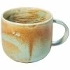 Bon Chef Tavola Lago 11 Oz. Teal Porcelain Mug - 12/Case