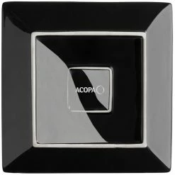 Acopa 8" Glossy Black Square Stoneware Plate - 24/Case 7 Acopa 8" Glossy Black Square Stoneware Plate - 24/Case -Rak Porcelain shop 2303764