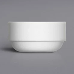 Bauscher By BauscherHepp Modulus 8.5 Oz. Porcelain Bright White Porcelain Bright White Bowl - 12/Case