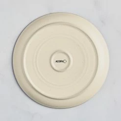 Acopa Embers 9 1/2" Cream White Matte Coupe Stoneware Plate - 12/Case 8 Acopa Embers 9 1/2" Cream White Matte Coupe Stoneware Plate - 12/Case -Rak Porcelain shop 2323352