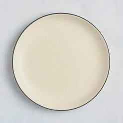 Sample - Acopa Embers 10 3/4" Cream White Matte Coupe Stoneware Plate -Rak Porcelain shop 2323357