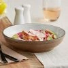 Acopa Embers 32 Oz. Hickory Brown Matte Stoneware Pasta Bowl - 12/Case