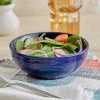 Sample - Acopa Capri 19 Oz. Deep Sea Cobalt Stoneware Bistro Bowl