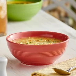 Sample - Acopa Capri 19 Oz. Coral Reef Stoneware Bistro Bowl