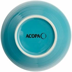 Sample - Acopa Capri 19 Oz. Caribbean Turquoise Stoneware Bistro Bowl 7 Sample - Acopa Capri 19 Oz. Caribbean Turquoise Stoneware Bistro Bowl -Rak Porcelain shop 2324340