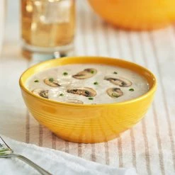 Sample - Acopa Capri 13 Oz. Mango Orange Stoneware Nappie Bowl