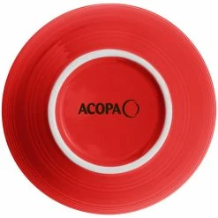 Sample - Acopa Capri 13 Oz. Passion Fruit Red Stoneware Nappie Bowl 7 Sample - Acopa Capri 13 Oz. Passion Fruit Red Stoneware Nappie Bowl -Rak Porcelain shop 2325632